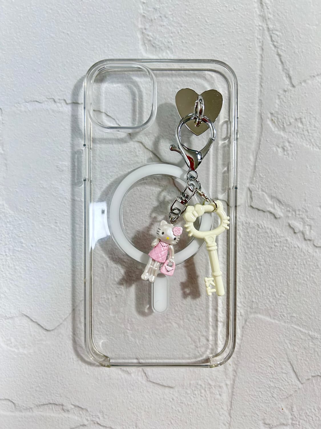 키티 커스텀키링 (핑크 / 레드 /아이보리 ver.) 상품이미지10