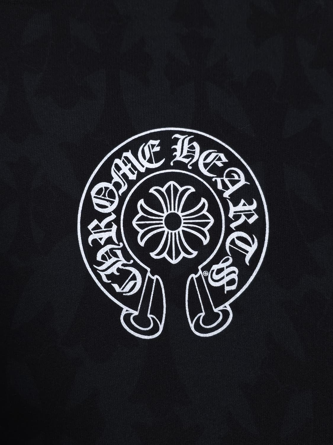 [M] 크롬하츠 세메터리 프린트 풀오버 후드 블랙 상품이미지4