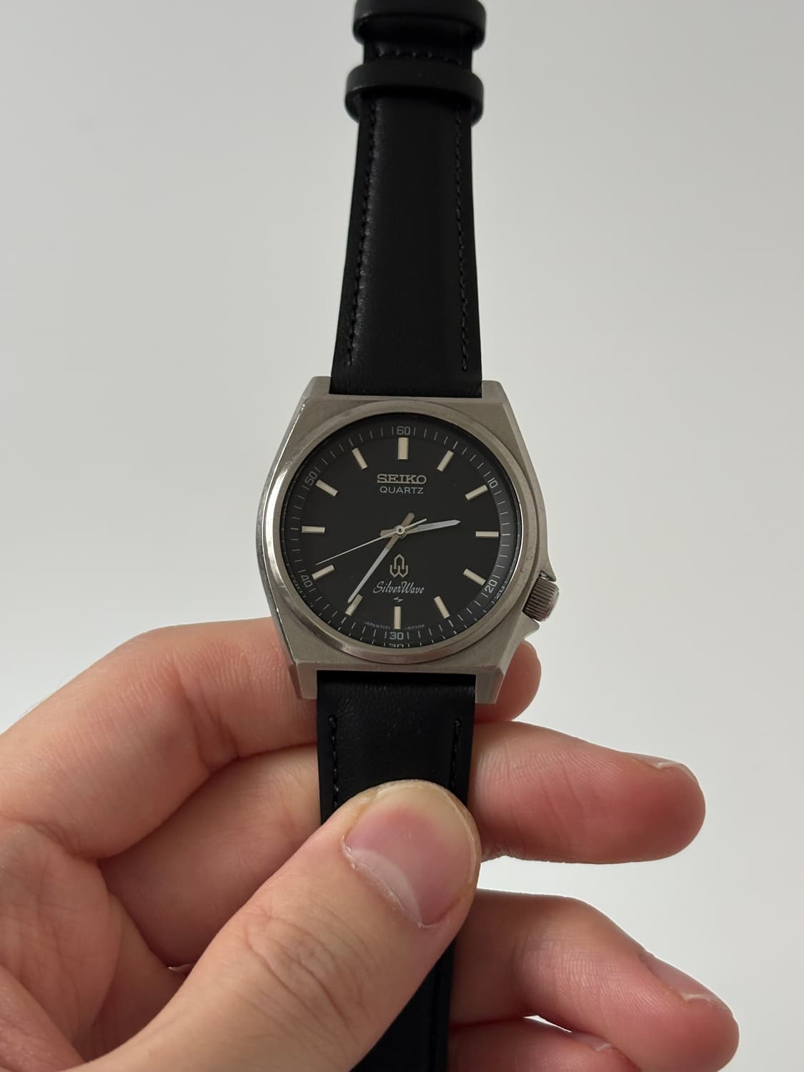 1980s Silverwave Black Silver Quartz 상품이미지3