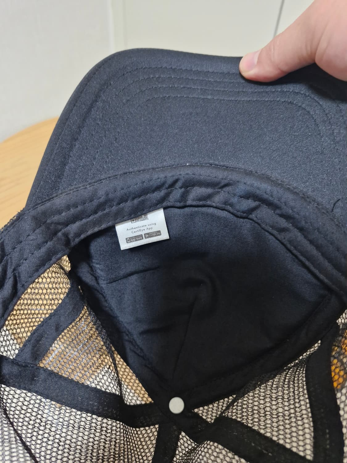 데우스 엑스 마키나 서울 블랙 볼캡 메쉬캡 상품이미지4