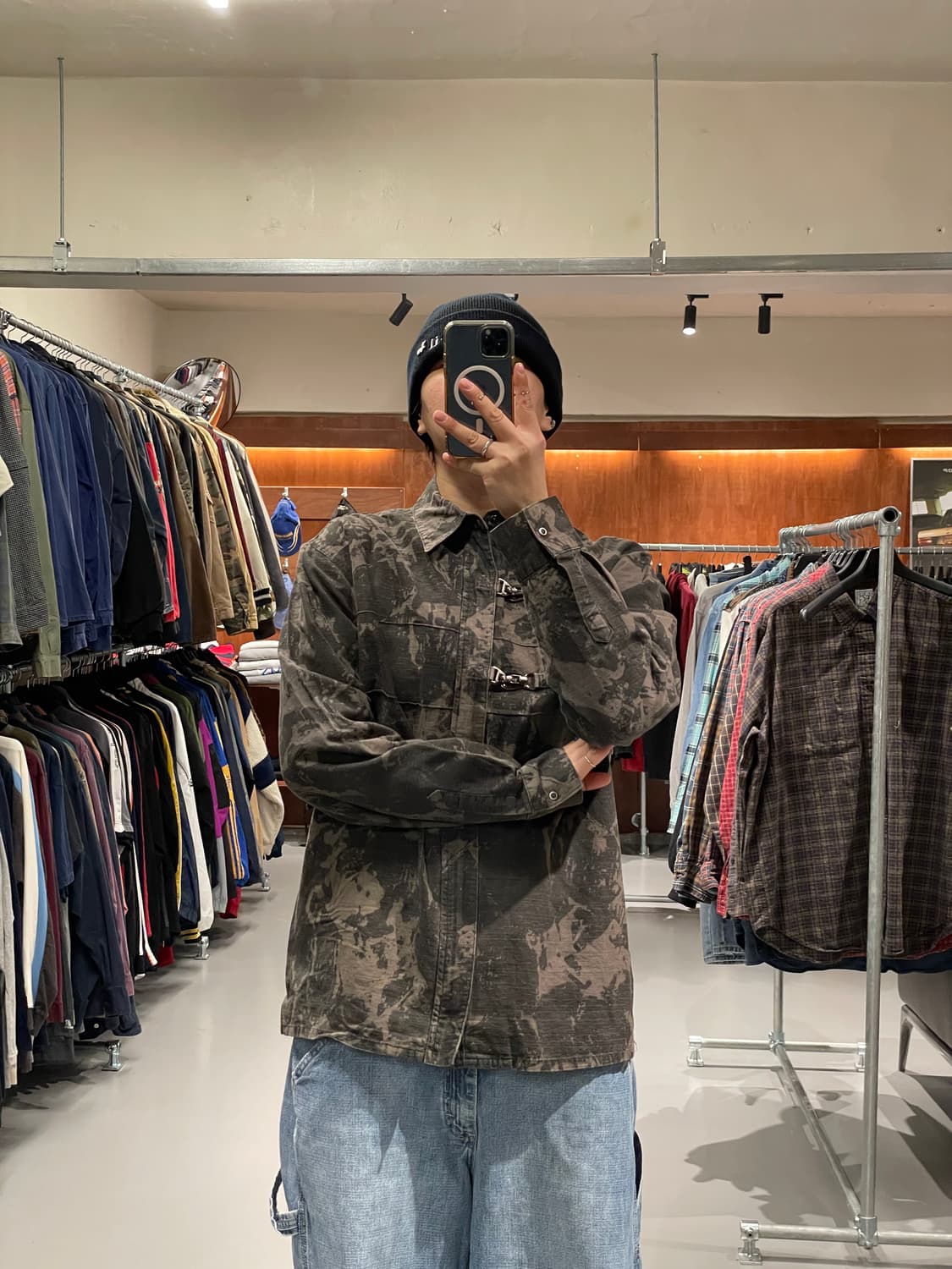 빈티지 버클 셔츠 상품이미지2