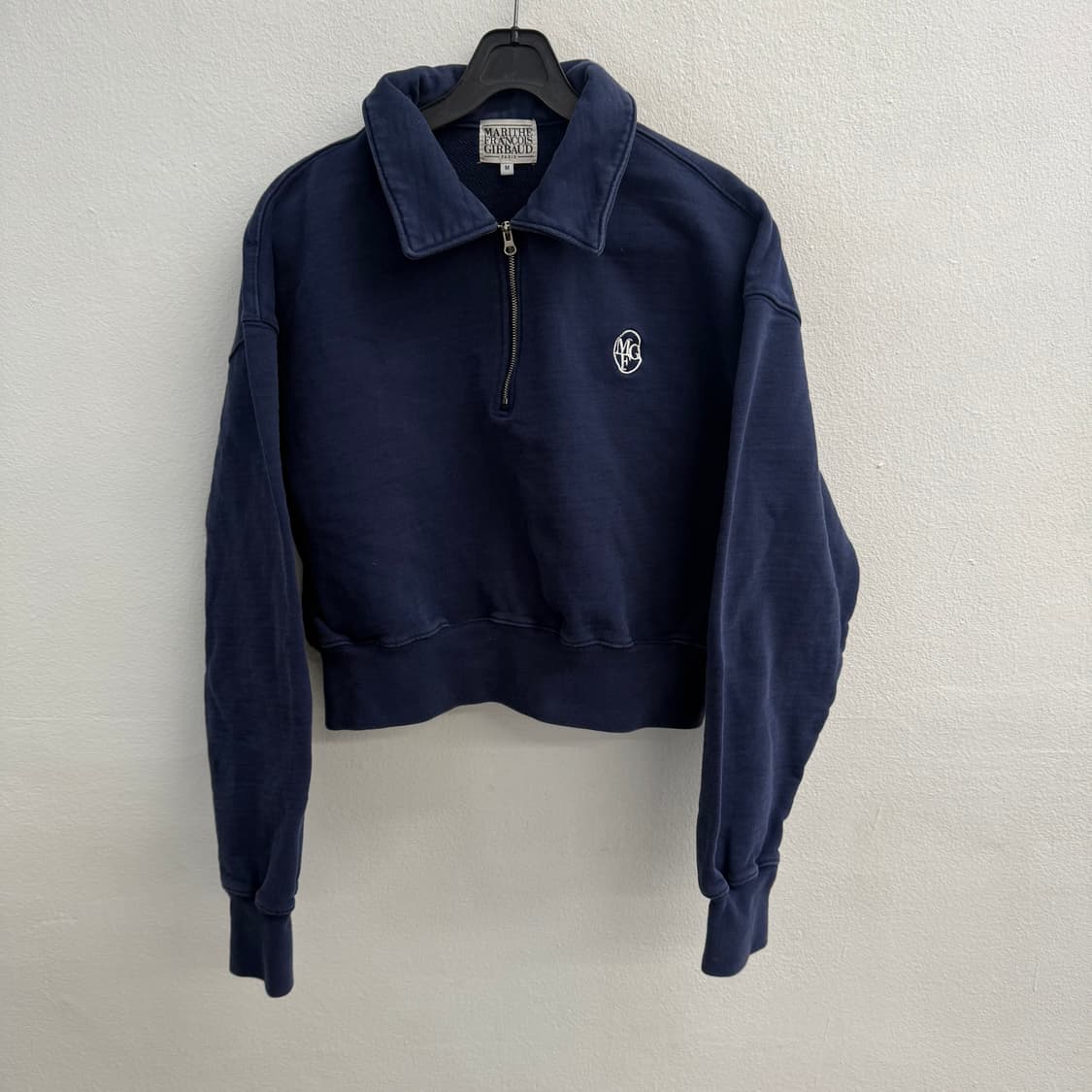 마리떼프랑소와저버 크롭 하프집업 (M) 상품이미지1