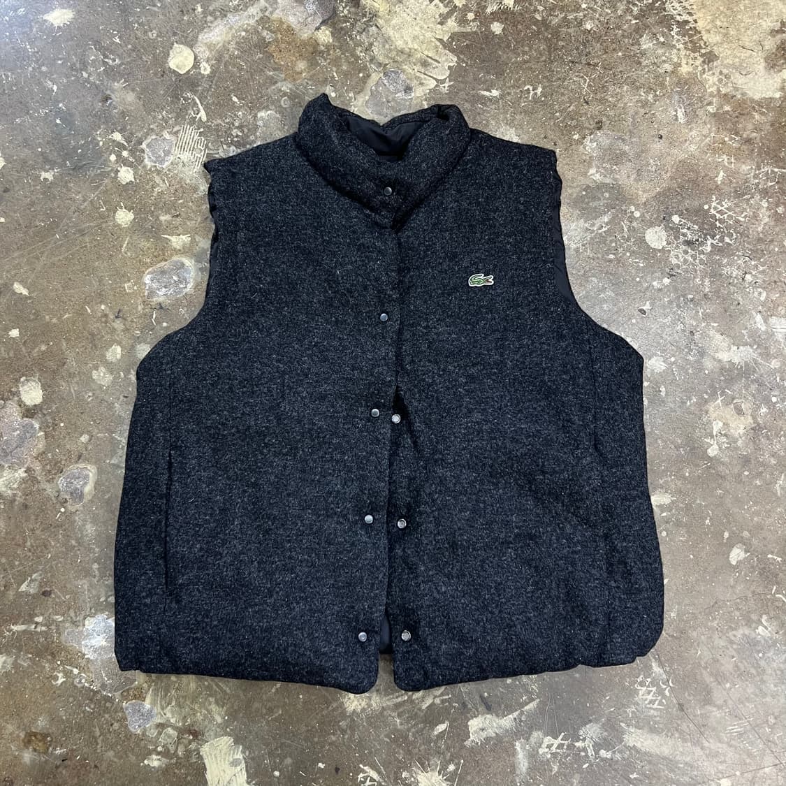 95) 라코스테 리버시블 양면 구스다운 패딩 조끼 거위털 패딩 베스트 상품이미지4