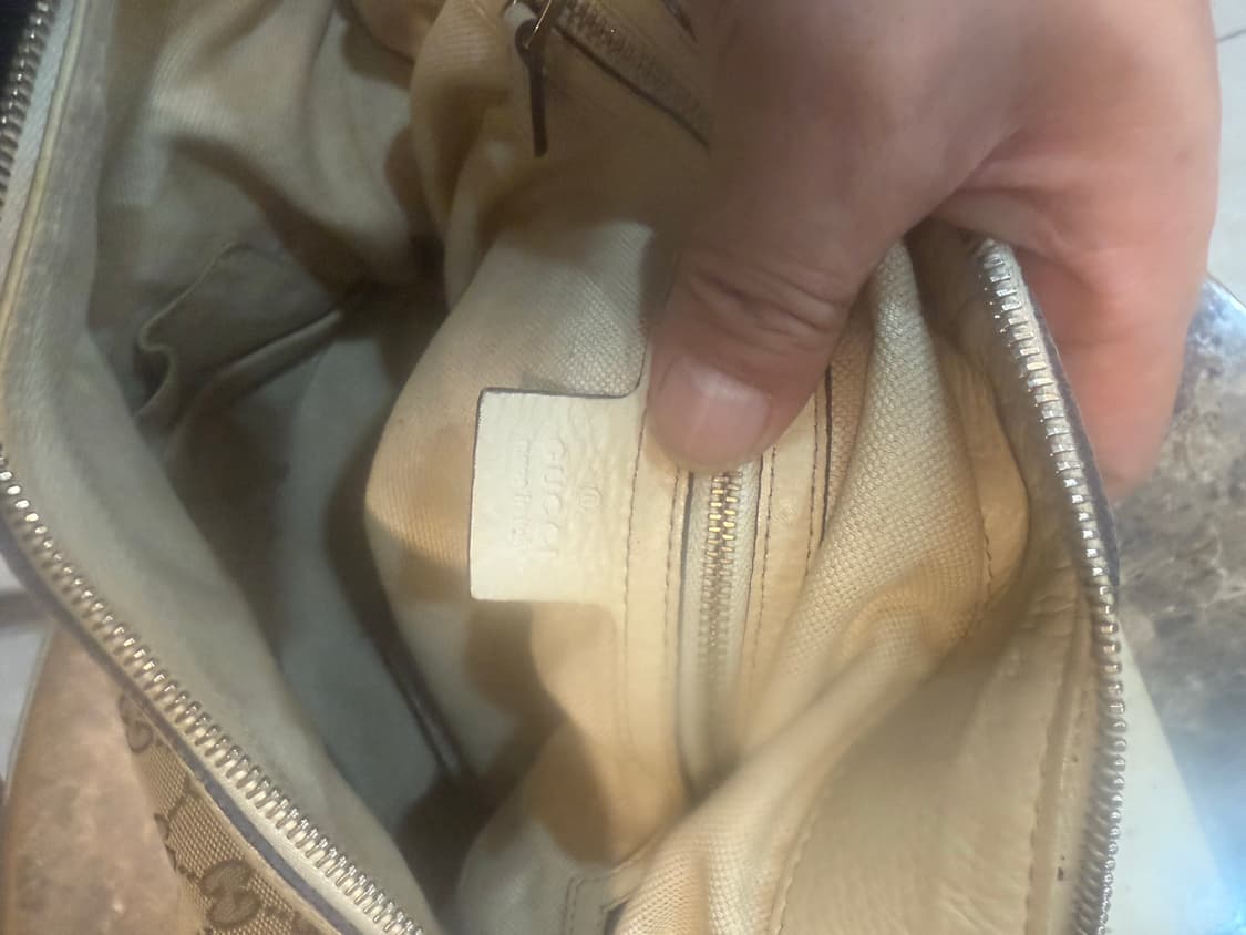 정품 구찌 뱀부 수프림 자가드 호보백 팝니다 상품이미지9