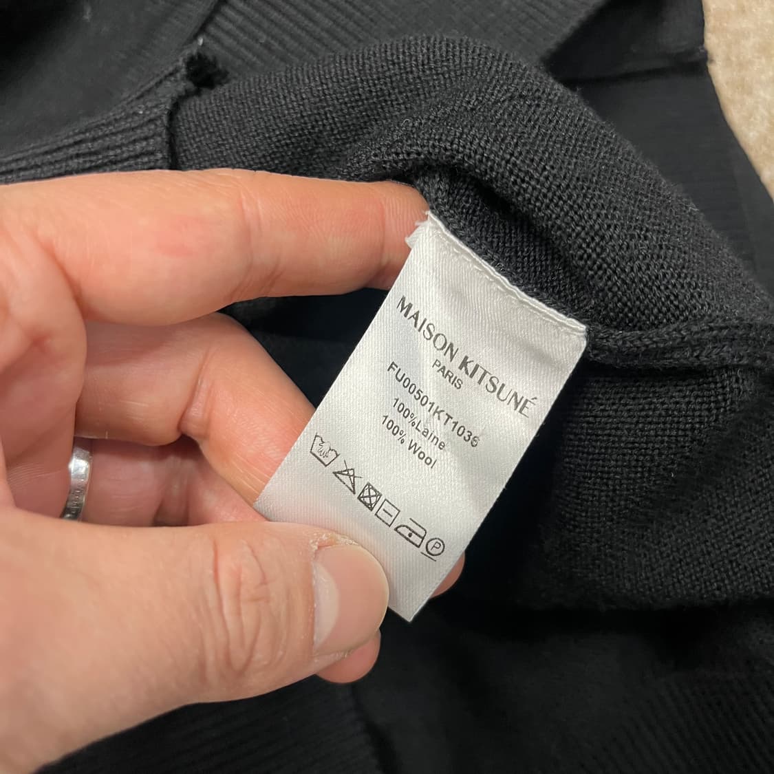  메종키츠네 멀티칼라 폭스 가디건 상품이미지5