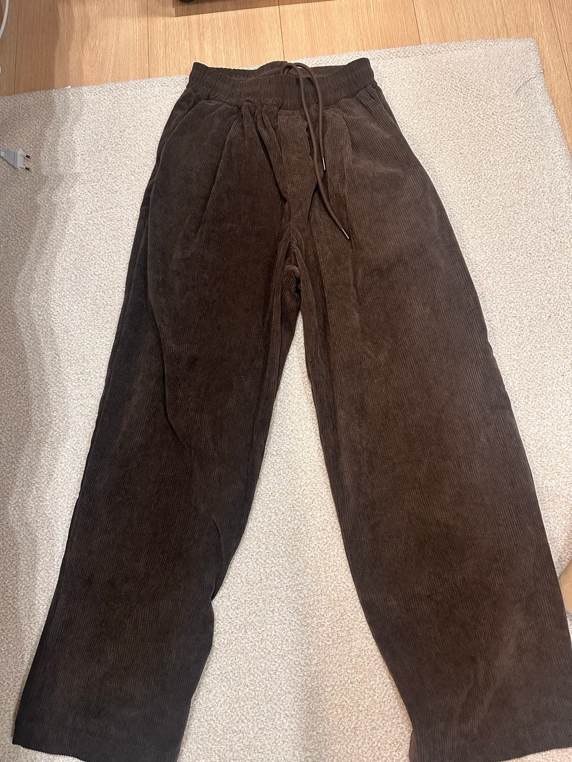 BRENSON 코듀로이 와이드 팬츠 M 상품이미지1