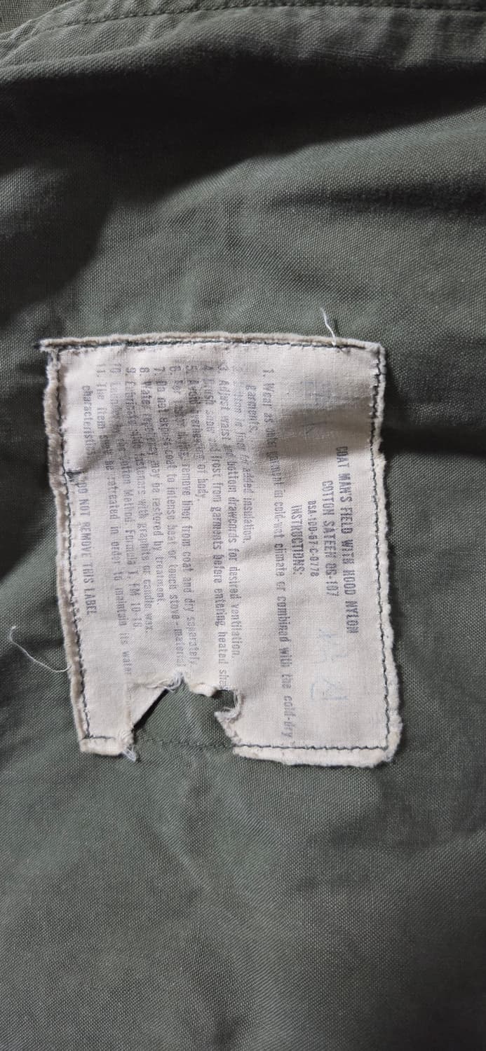 M65 필드자켓 2세대 xs 레귤러 상품이미지3