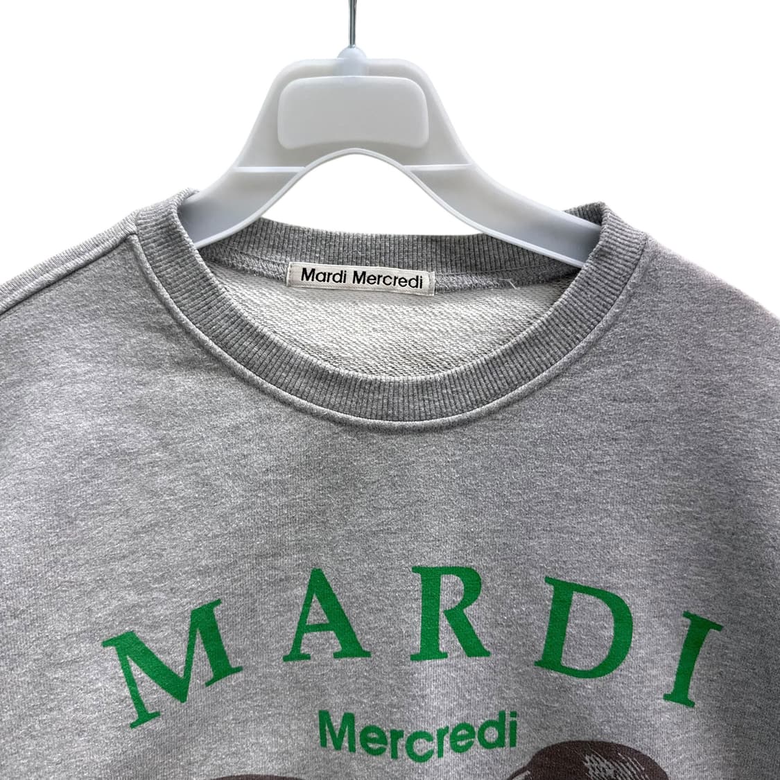 마르디메크르디 그레이 도그 맨투맨 상품이미지5