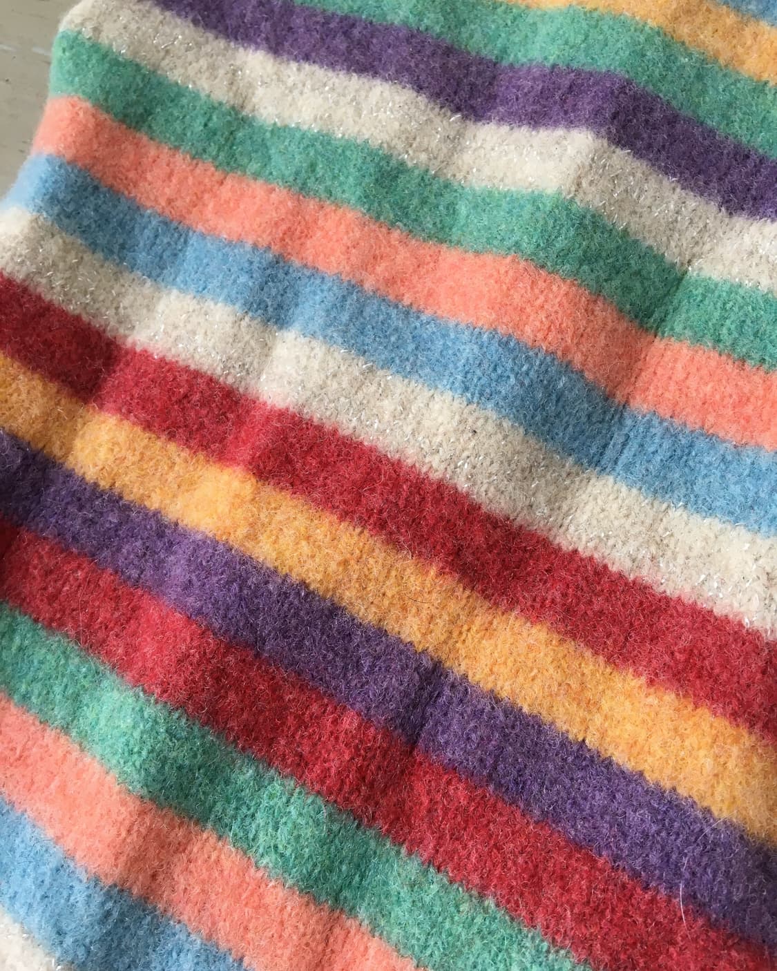  stripe pattern muffler 상품이미지3