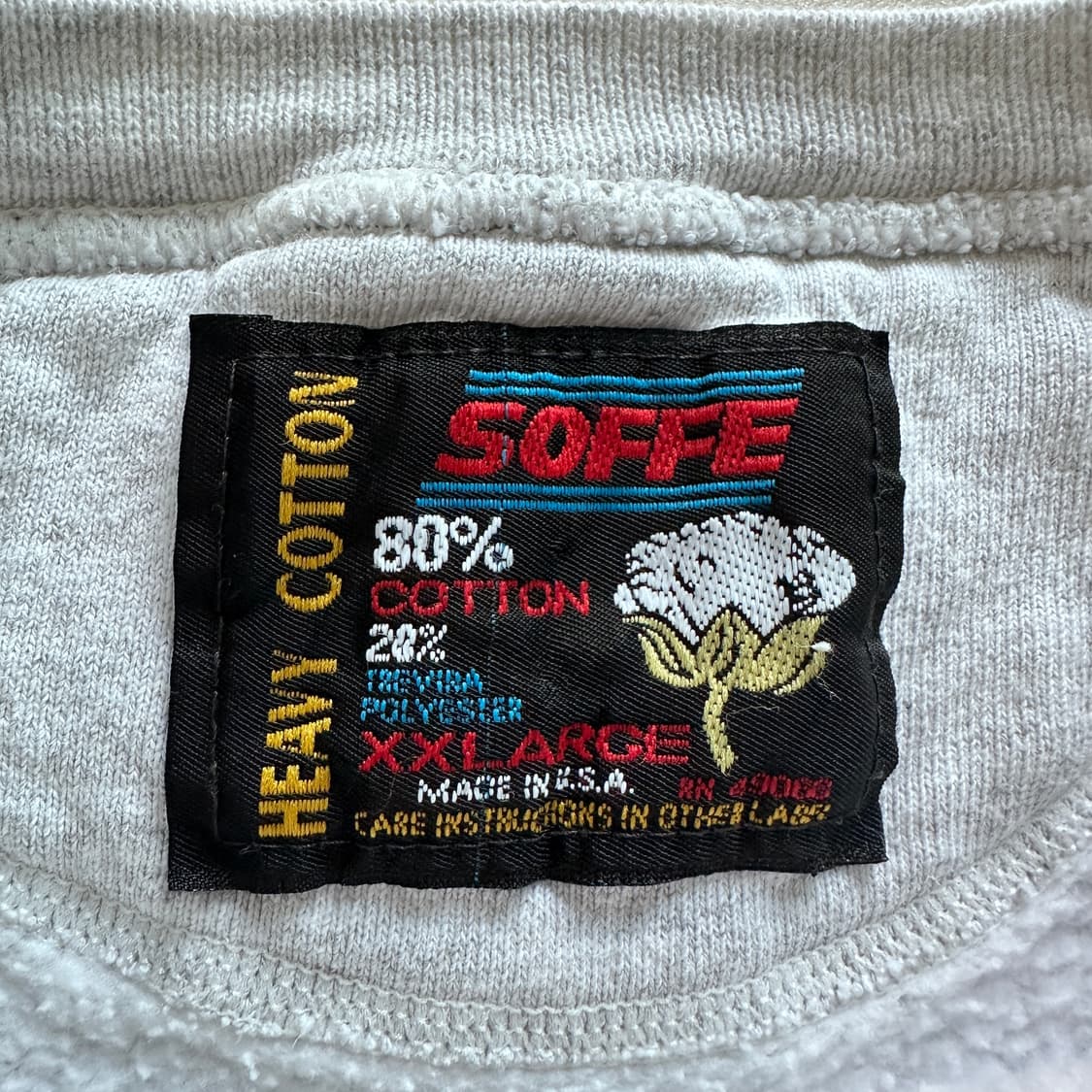 90s 빈티지 미국생산 소피 시카고 오헤어 맨투맨 XXL 상품이미지3