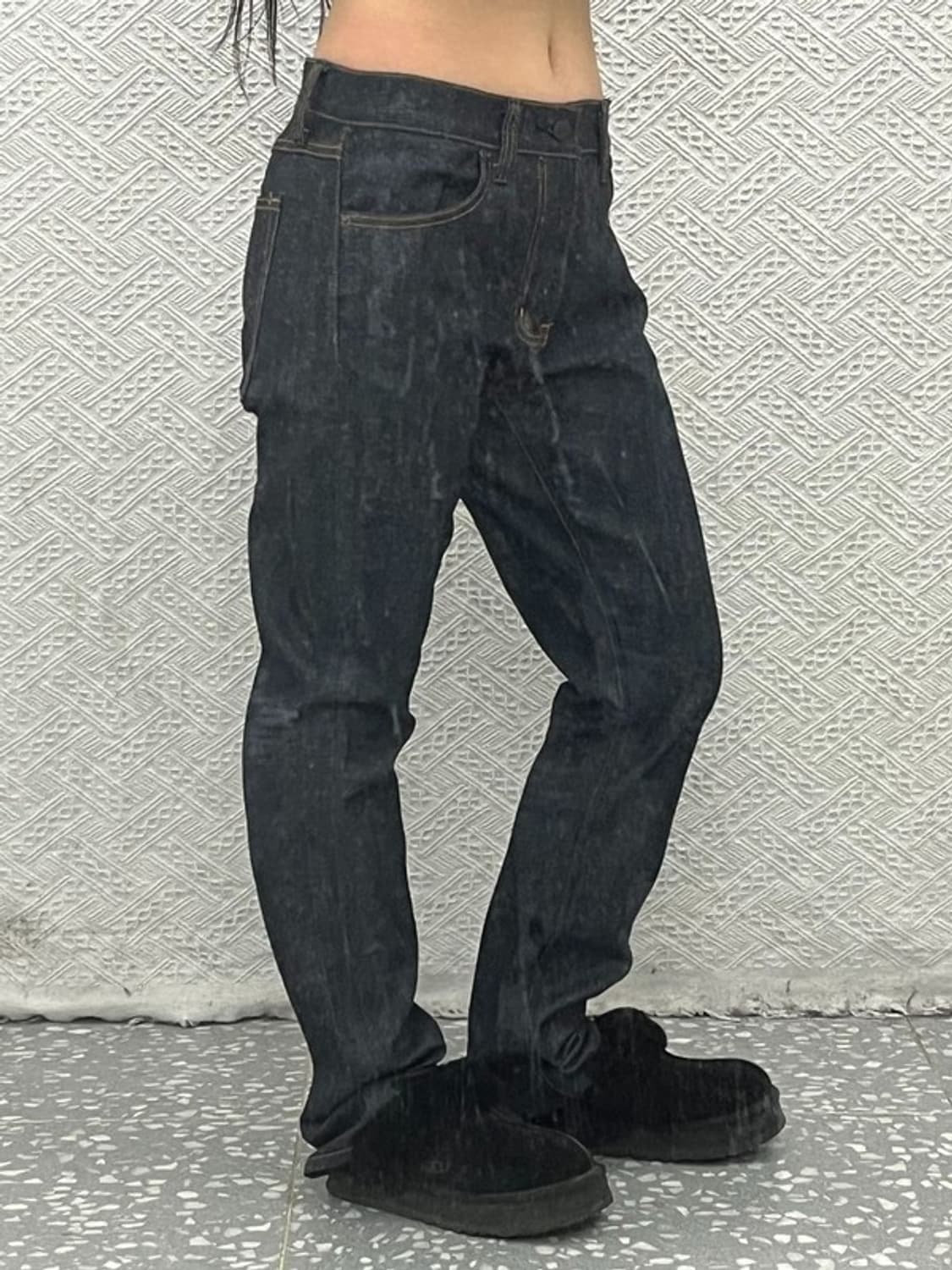 유니클로 질샌 다크인디고 데님 팬츠 28인치 C06835 상품이미지1