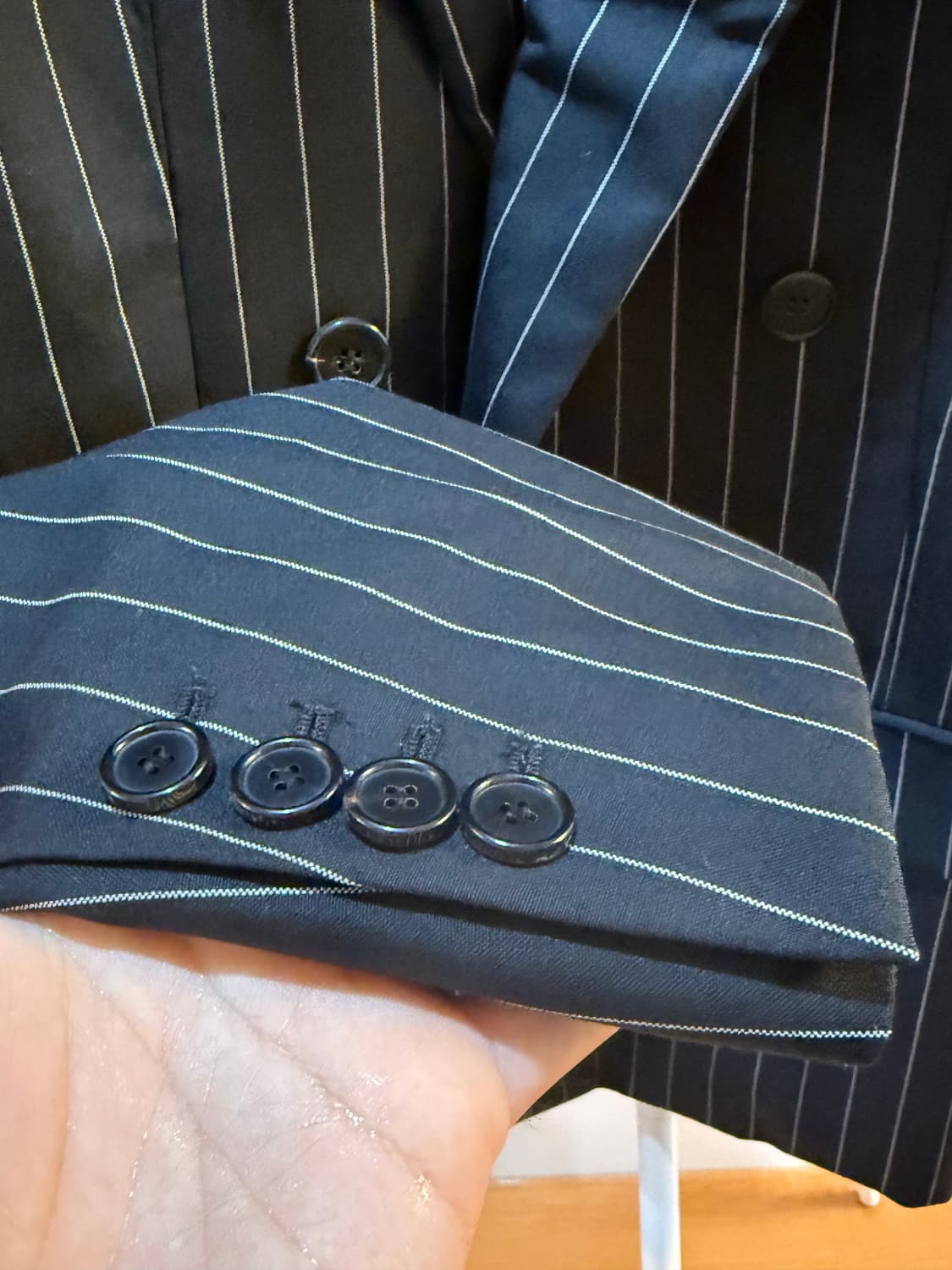 스트라이프 더블 자켓  상품이미지2