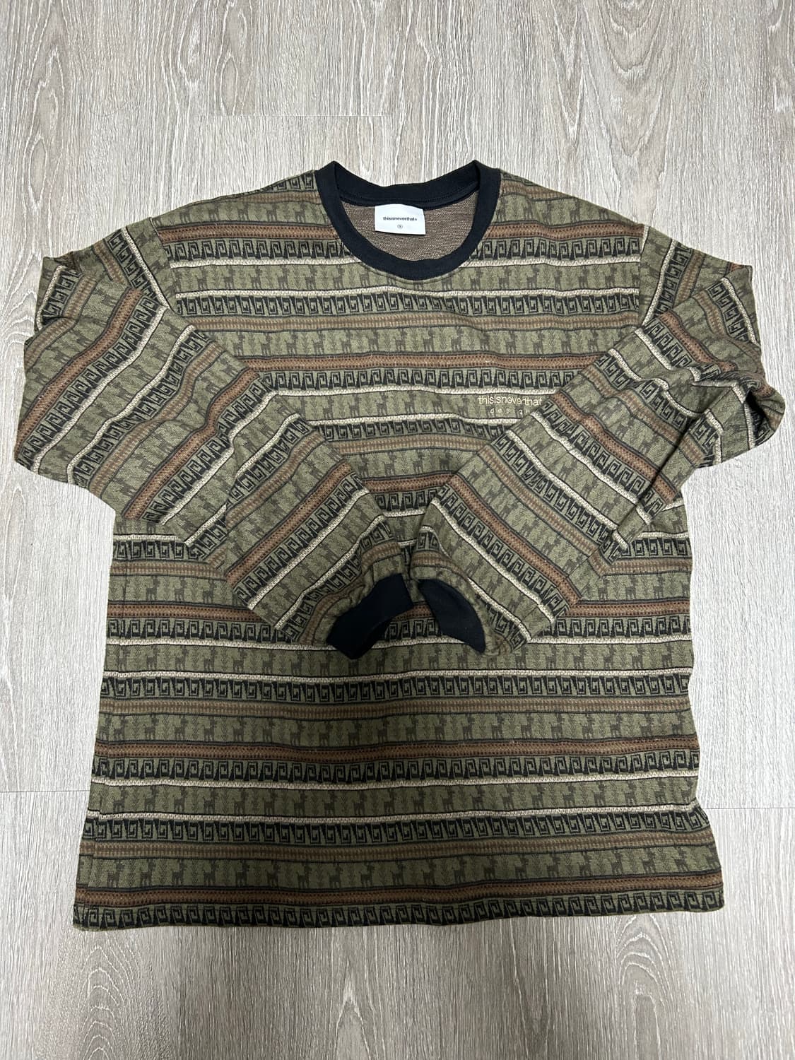 디스이즈네버댓 패턴 스트라이프 티 s. 상품이미지1