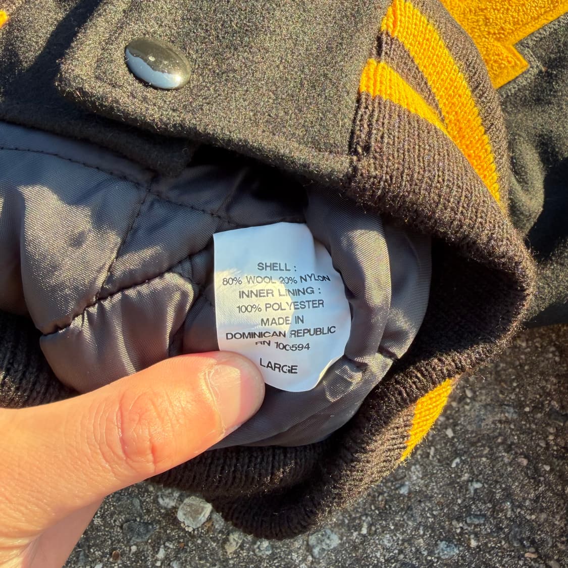 90s Tyson Awards 빈티지 울 바시티 자켓 L 상품이미지8