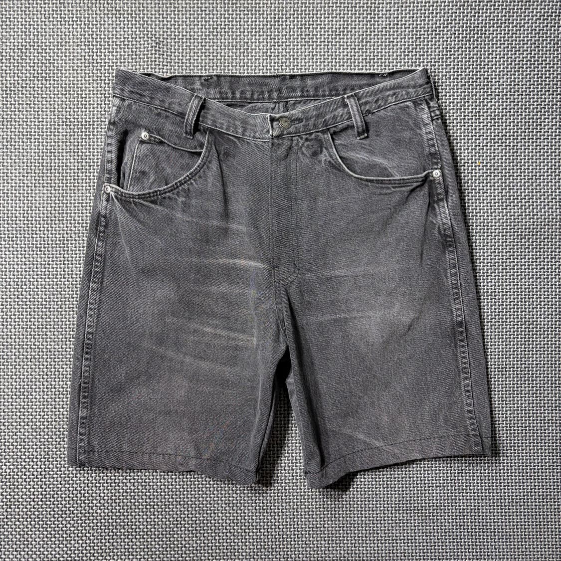 랭글러 블랙 카펜터 데님 반바지 (32) 상품이미지1