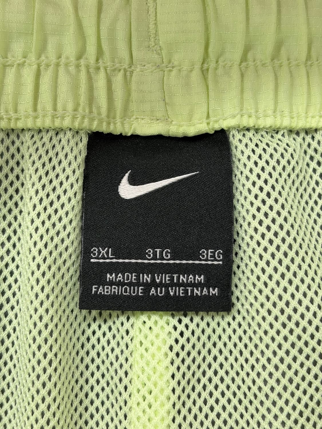 [3XL/100] 나이키 라임그린 컬러블록 메시 쇼츠 반바지 3.9 상품이미지5