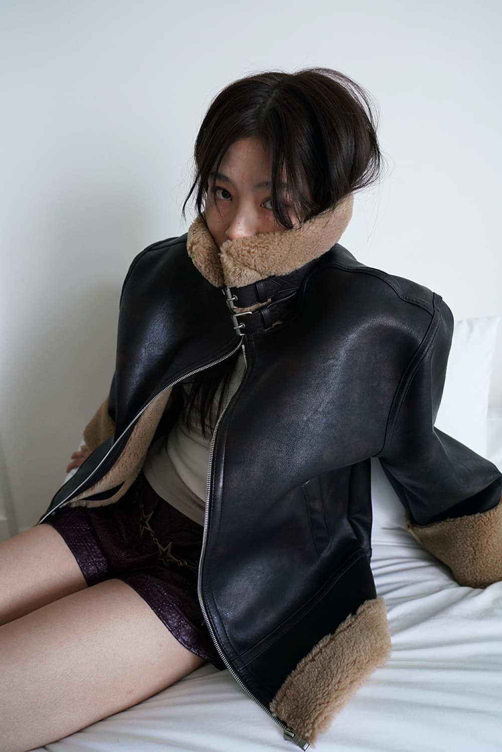 Dared cloud leather B-3 mustang 무스탕  상품이미지5