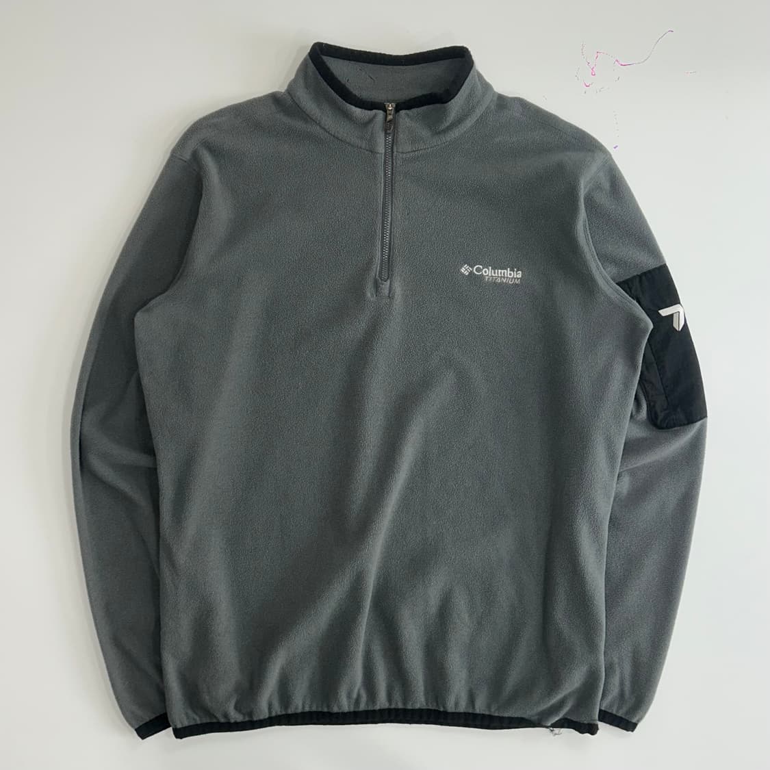 Columbia 콜롬비아 티타늄 차콜 후리스 반집업 상품이미지3