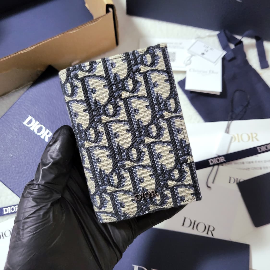 [새상품급/풀구성] 디올 오블리크 오거나이저 카드지갑  상품이미지2