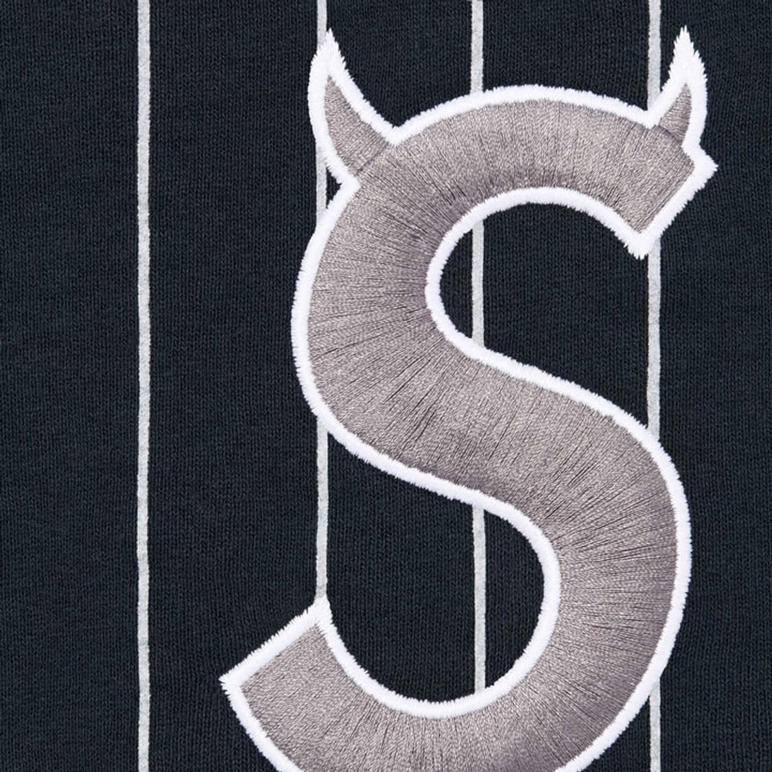 슈프림 데빌 S 로고 집업 후드 스웨트셔츠 스트라이프 - 26SS 상품이미지2