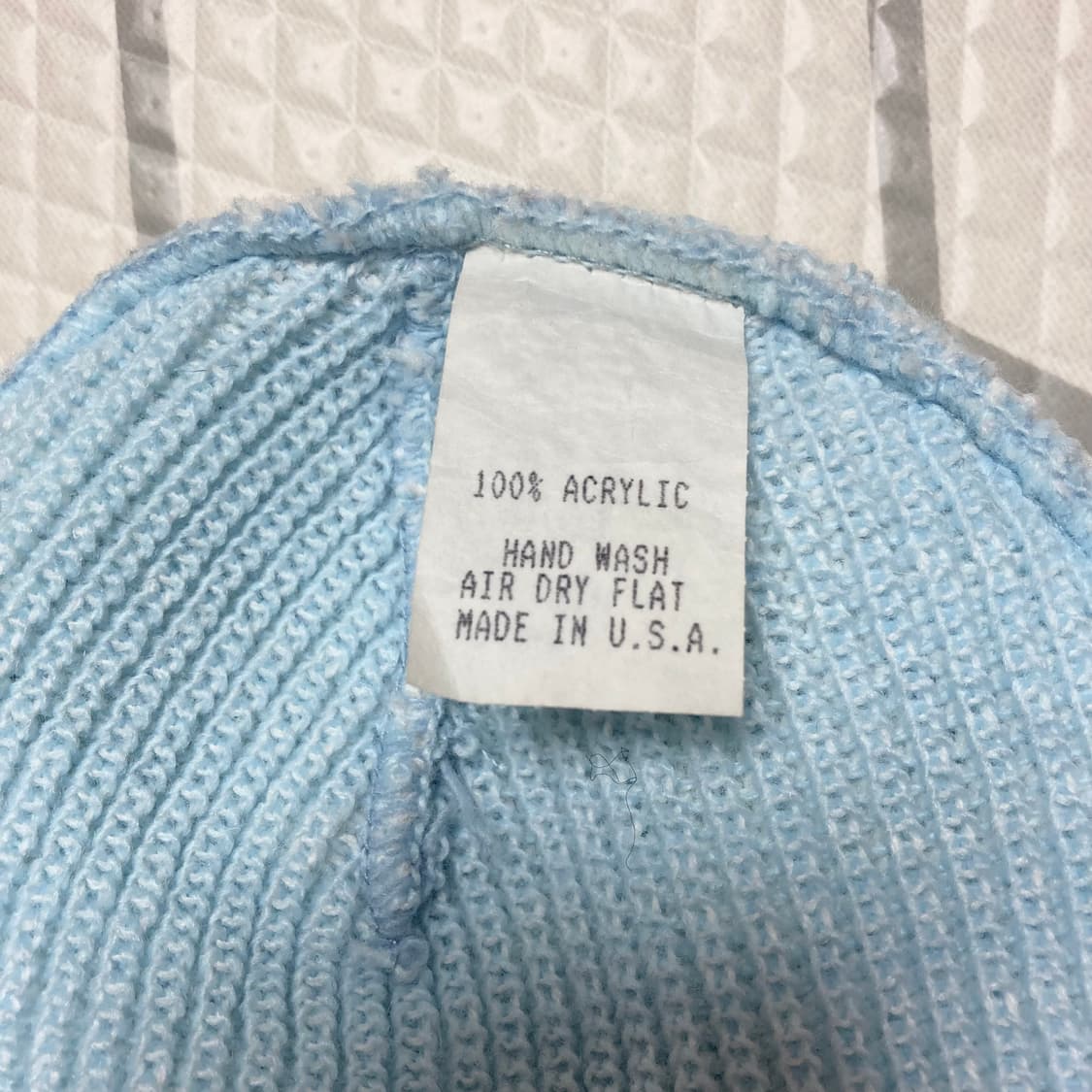 (os) 90s 슈프림 베이직 비니 스카이블루 상품이미지6