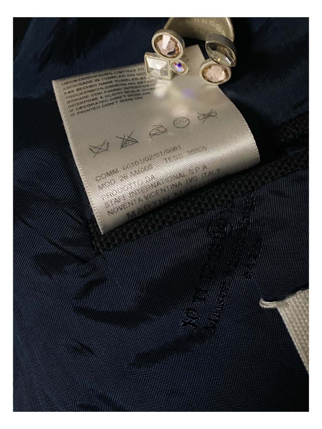 마틴 마르지엘라 08ss 5zip 바이커 자켓 아카이브 블루종 아티저널 상품이미지7