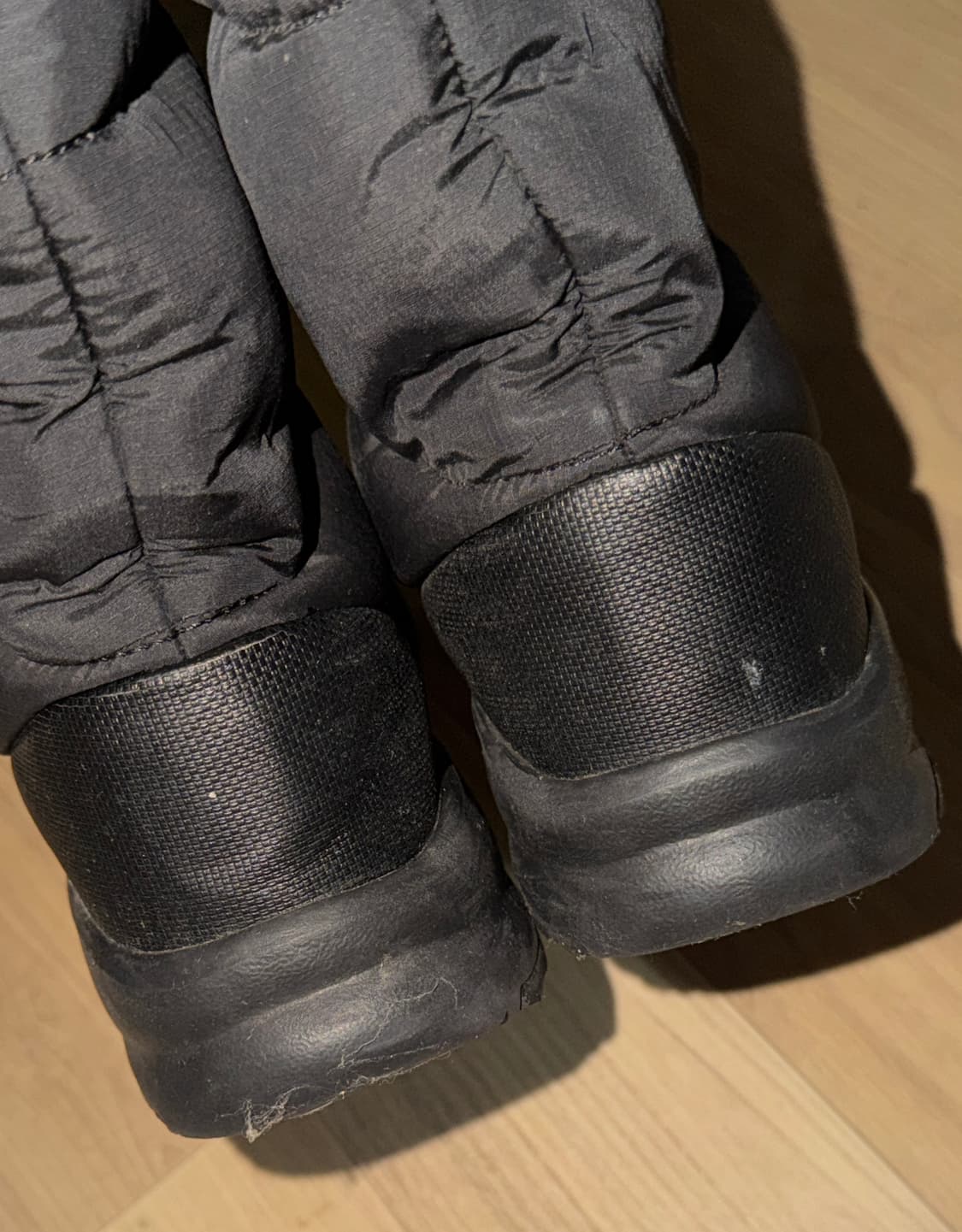 노스페이스 패딩부츠 블랙 스트링슈즈 방한화눕시숏여성화 보온신발230235 상품이미지9