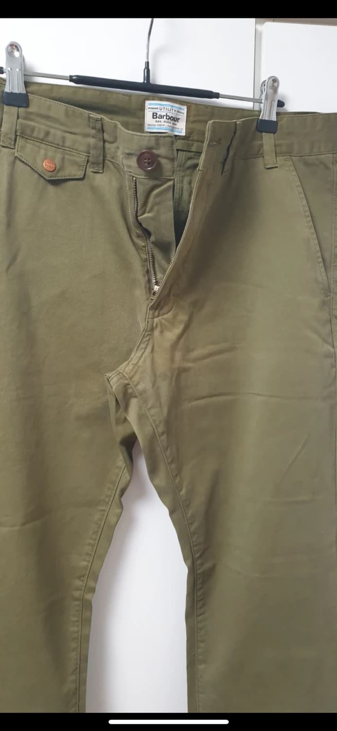 바버 남성 면바지 34.35인치 상품이미지3