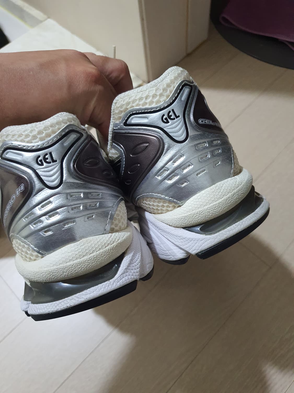 아식스 젤카야노14  크림블랙 260 상품이미지5