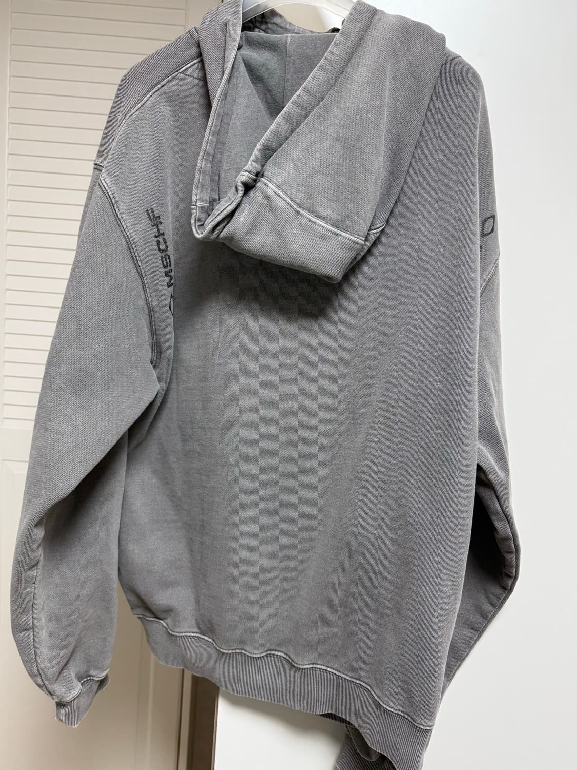 미스치프 롬버스 사이드 버튼 후드 상품이미지3