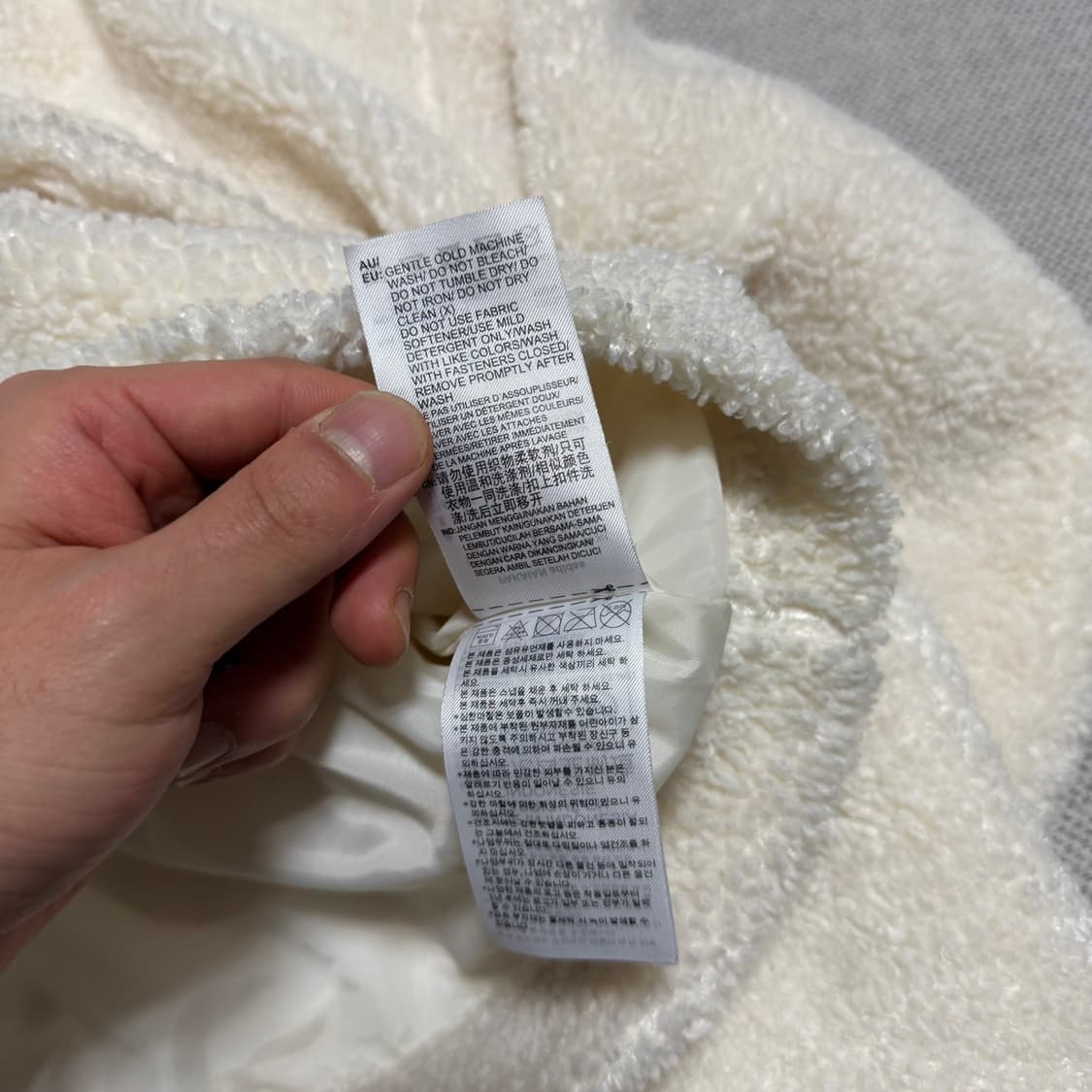 아디다스 빅로고 플리스 크롭자켓 상품이미지5