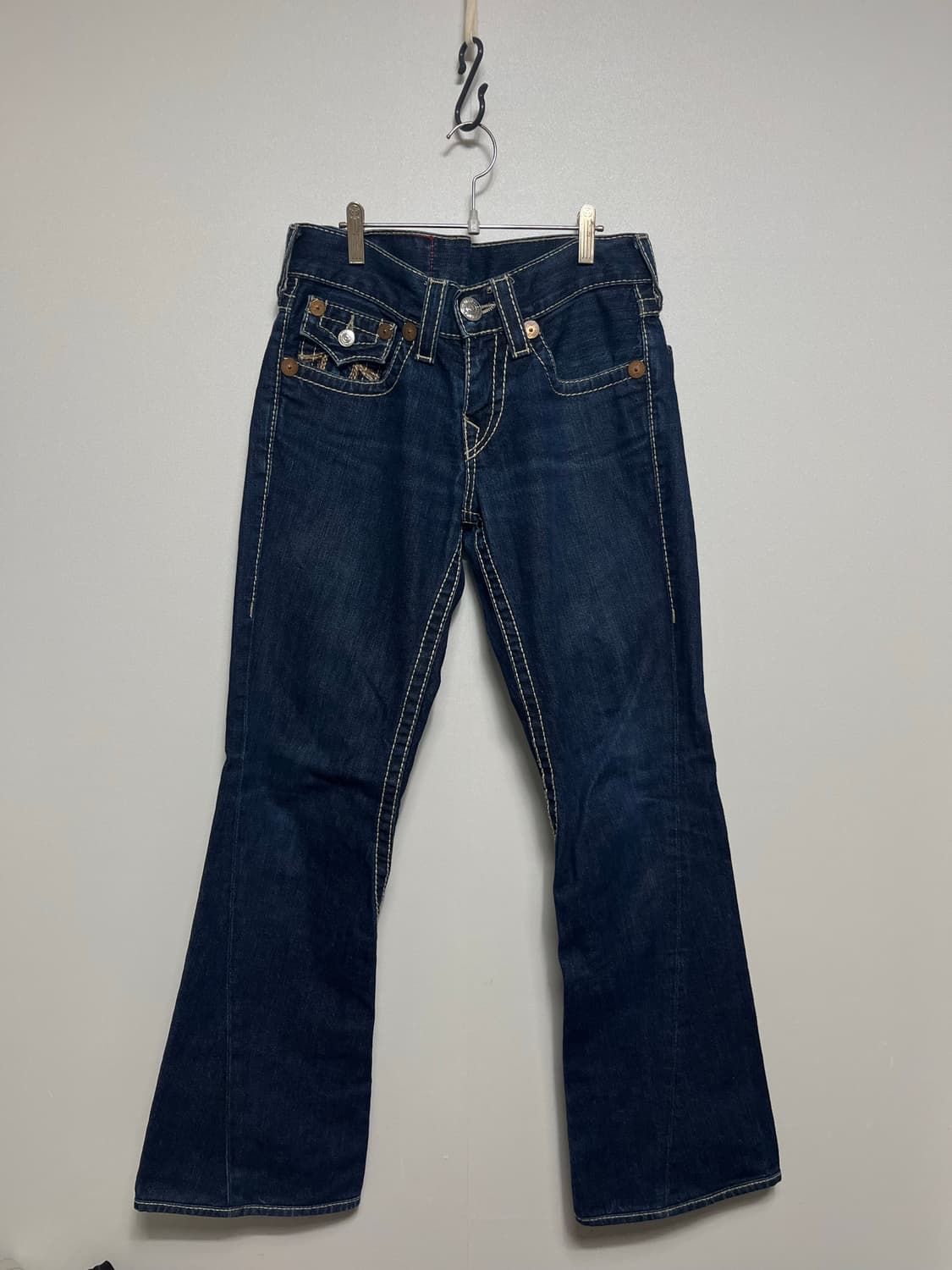 트루릴리젼 y2k 부츠컷 데님 팬츠 청바지 28 상품이미지1