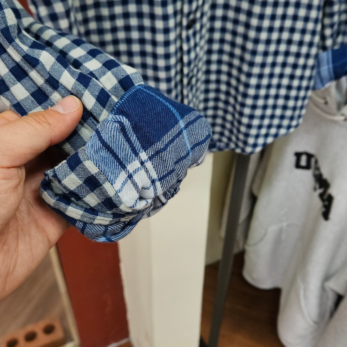 폴로 깅엄체크 워크셔츠 상품이미지4