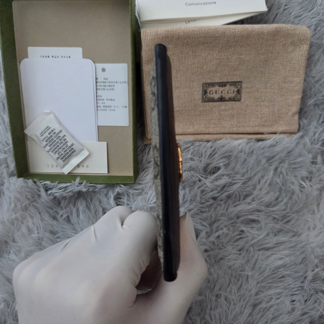 [정품] 구찌 오피디아 GG 카드지갑 풀구성 상품이미지4