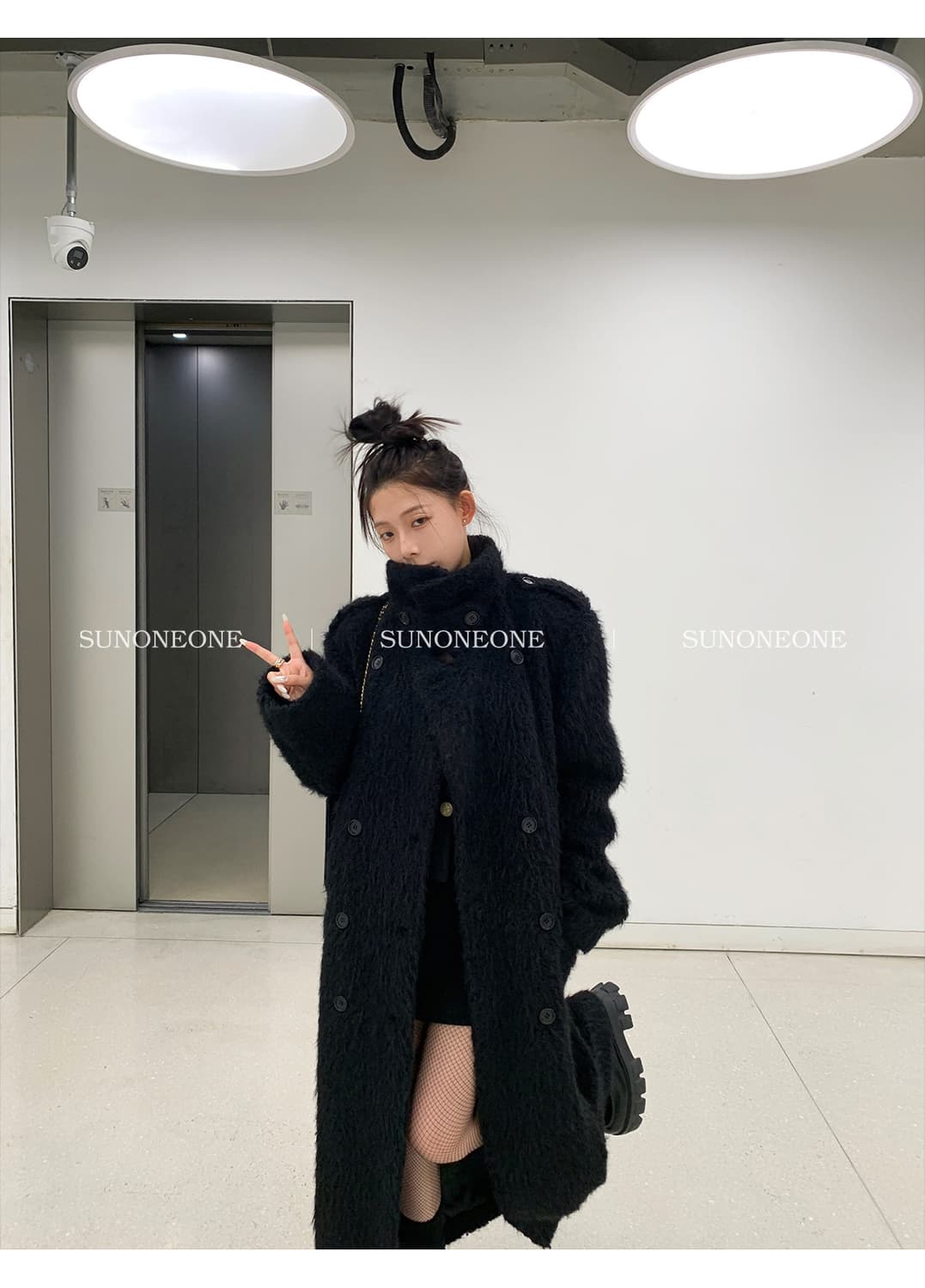 파리지앵바이브 오버핏 롱코트 상품이미지5