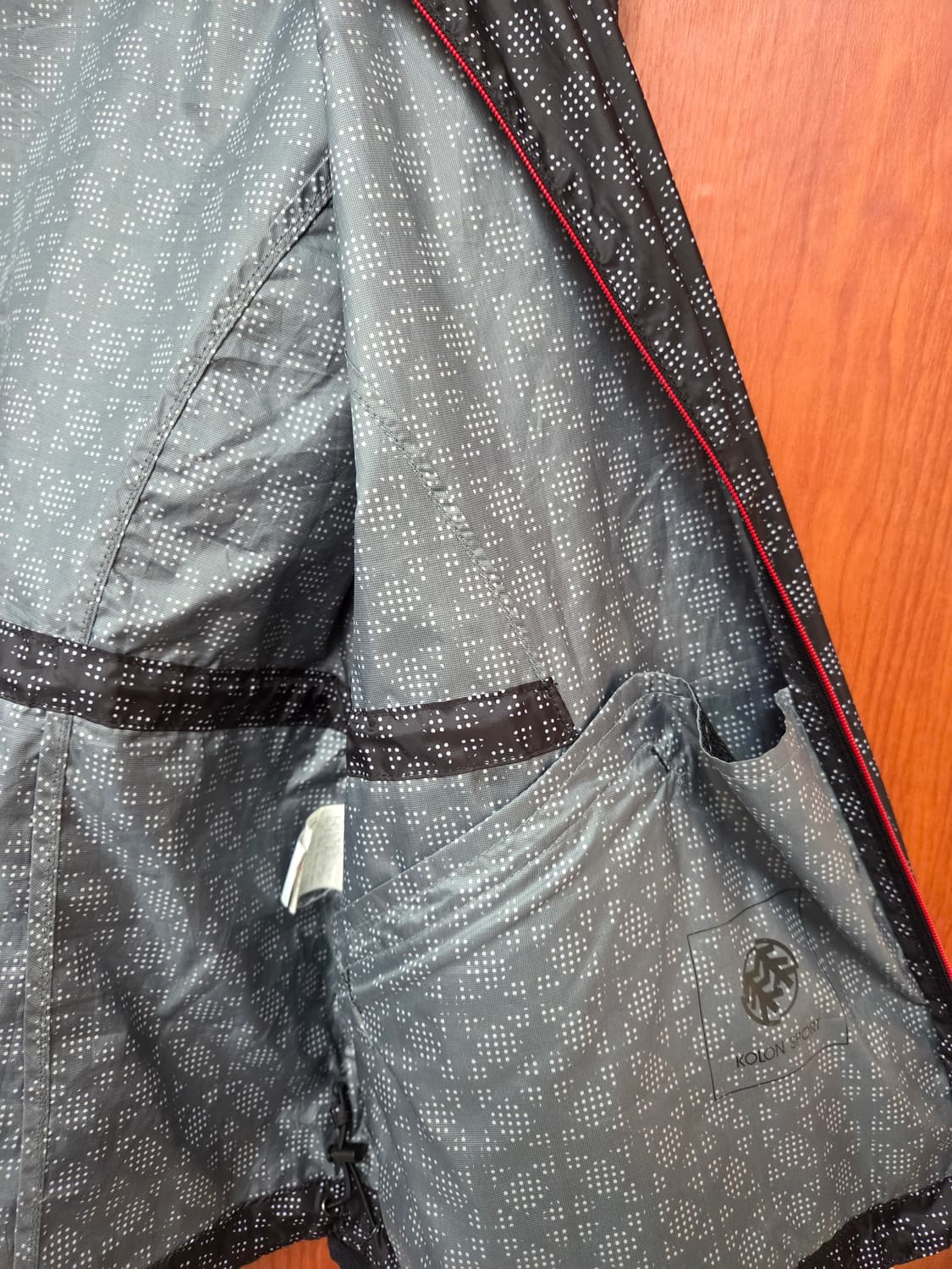 코오롱 여성먋은 바람막이XL 상품이미지4