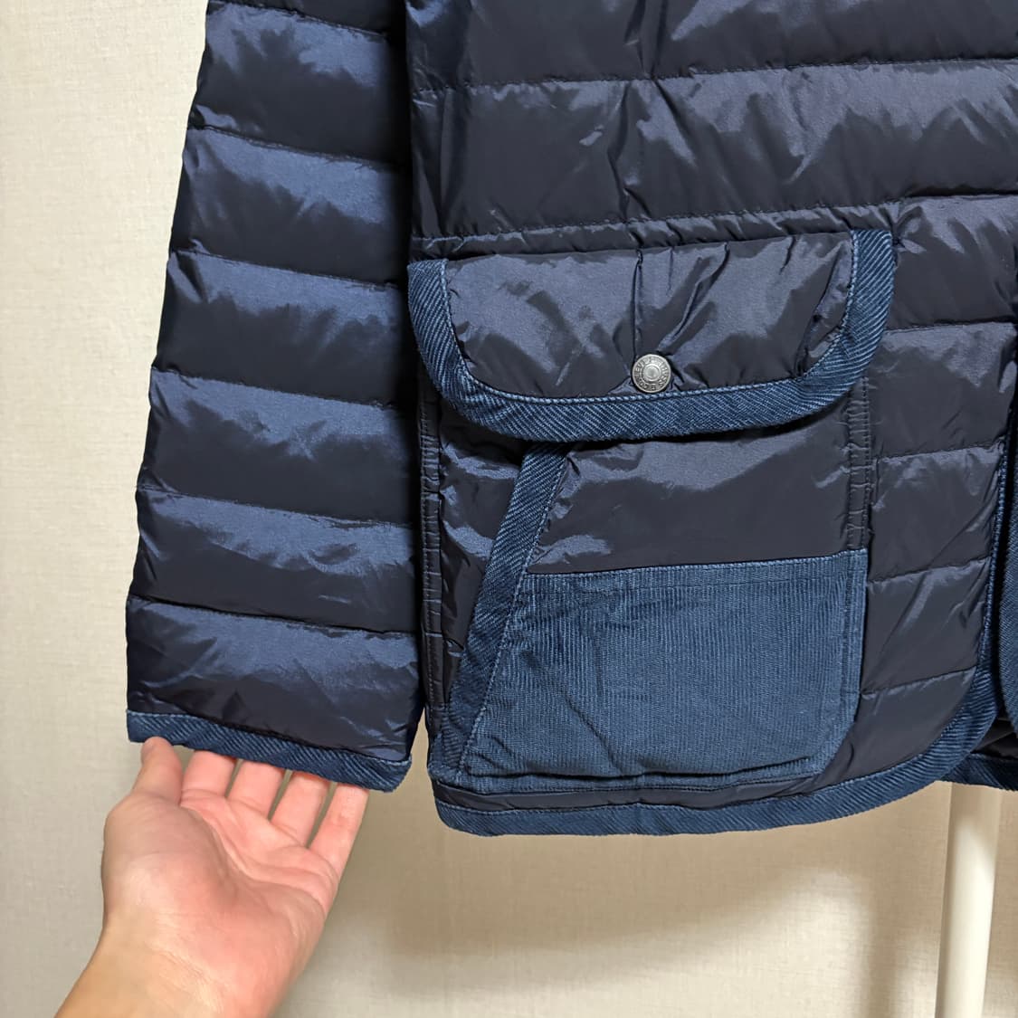 리바이스 덕다운 퀼팅 코듀로이 패딩 자켓 / 네이비, M 상품이미지5
