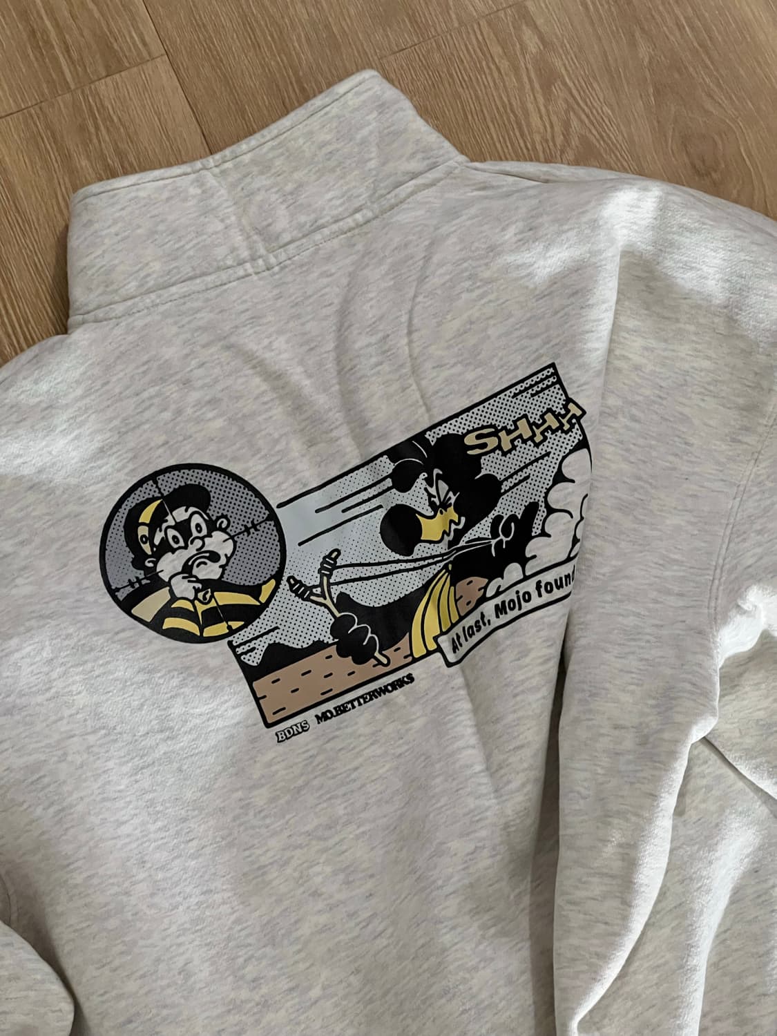 빠더너스 모베러웍스 하프집업 맨투맨 (2XL) 상품이미지4