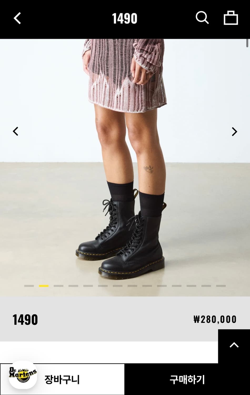 닥터마틴 1490 블랙 상품이미지3