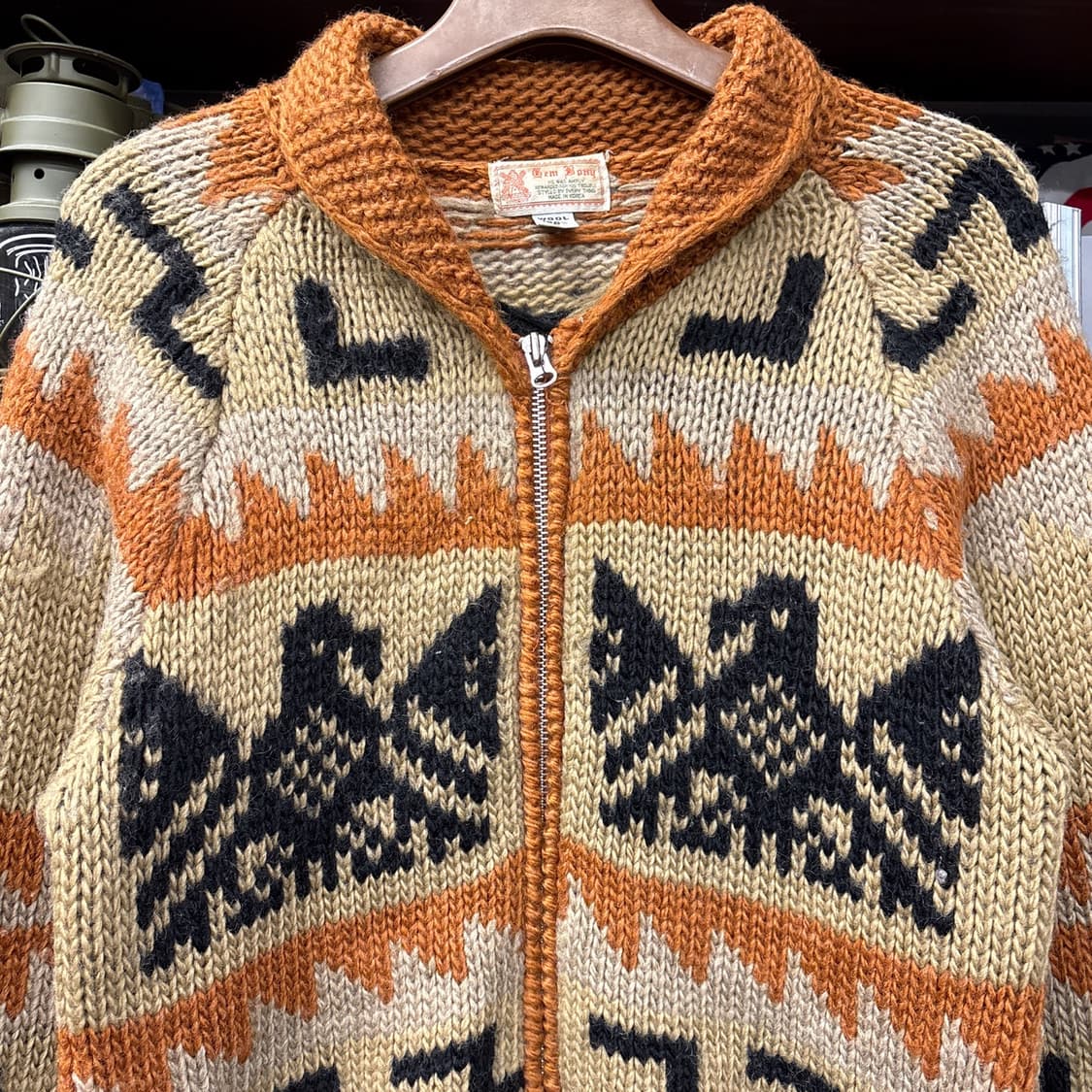 Gembony 썬더버드 천둥새 네이티브 코위찬 스웨터 N99 상품이미지3