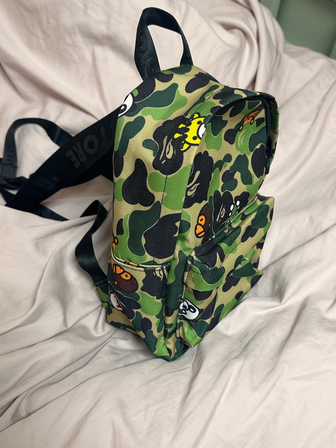 베이프 ABC 마일로 올 프렌즈 미니 백팩 그린 상품이미지2