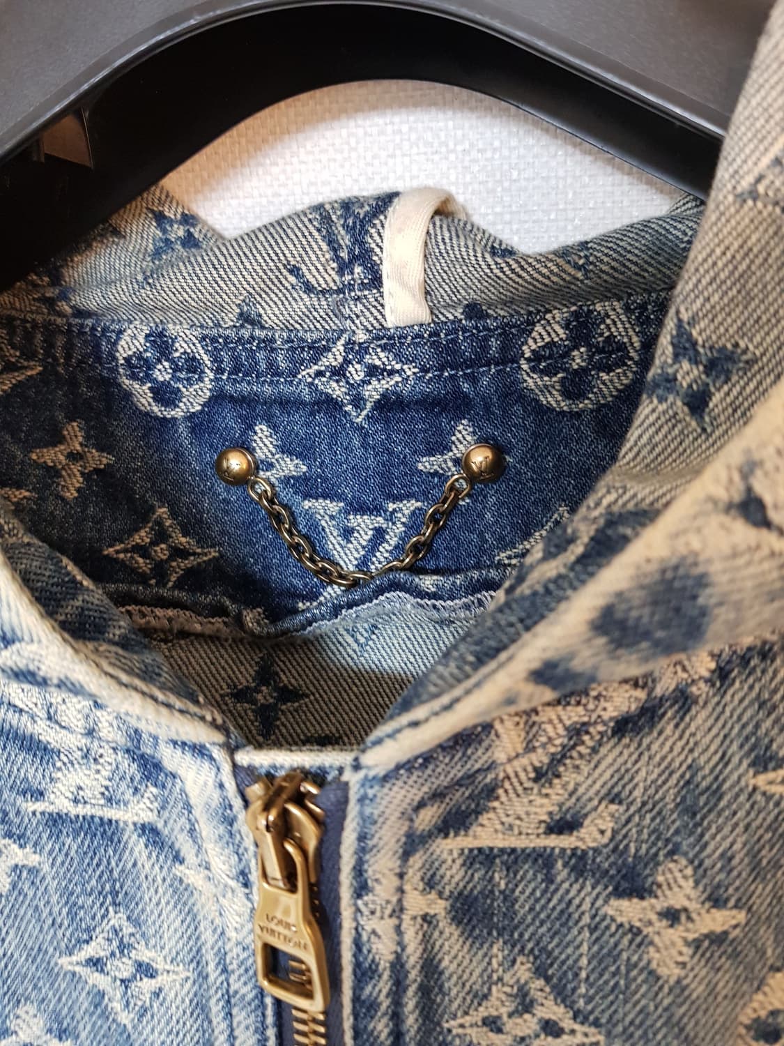 루이비통 니고 후드 데님 자켓 상품이미지5