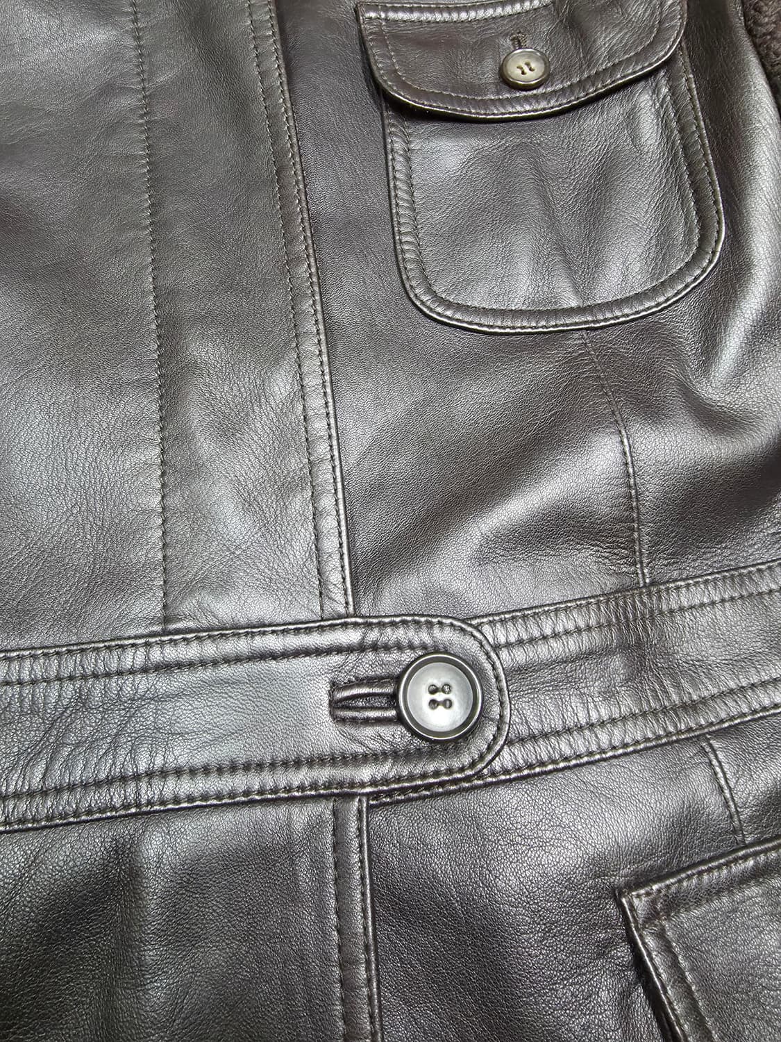 DKNY 양가죽 코트 상품이미지4