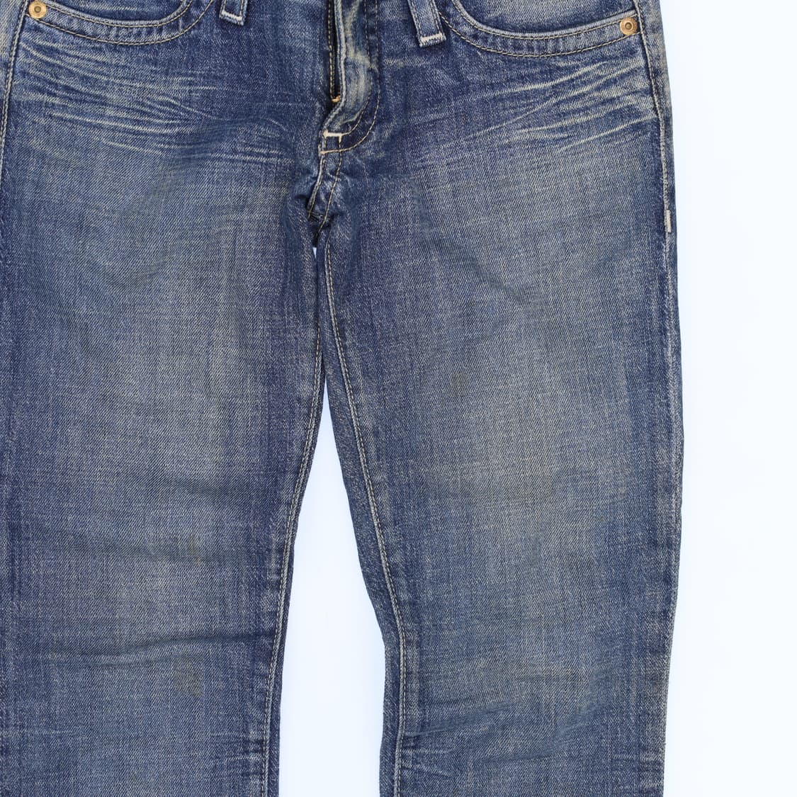 24 로빈스진 여성 워싱 중청 데님 팬츠 0326J 상품이미지5