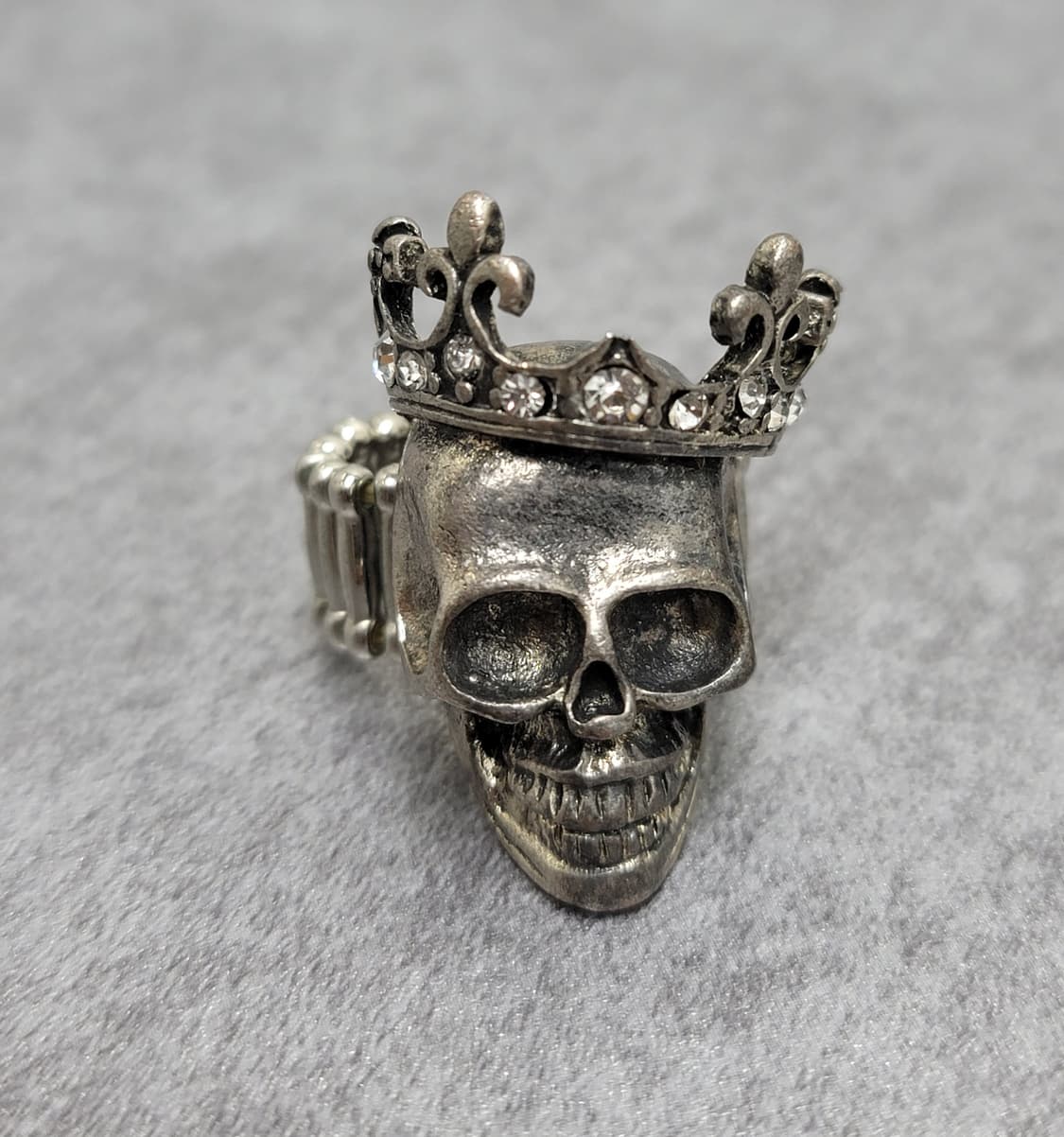 스컬 해골 빈티지반지 상품이미지4