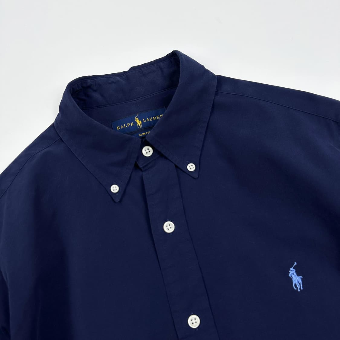 폴로 랄프로렌 포니 클래식 네이비 셔츠 (M) 상품이미지4