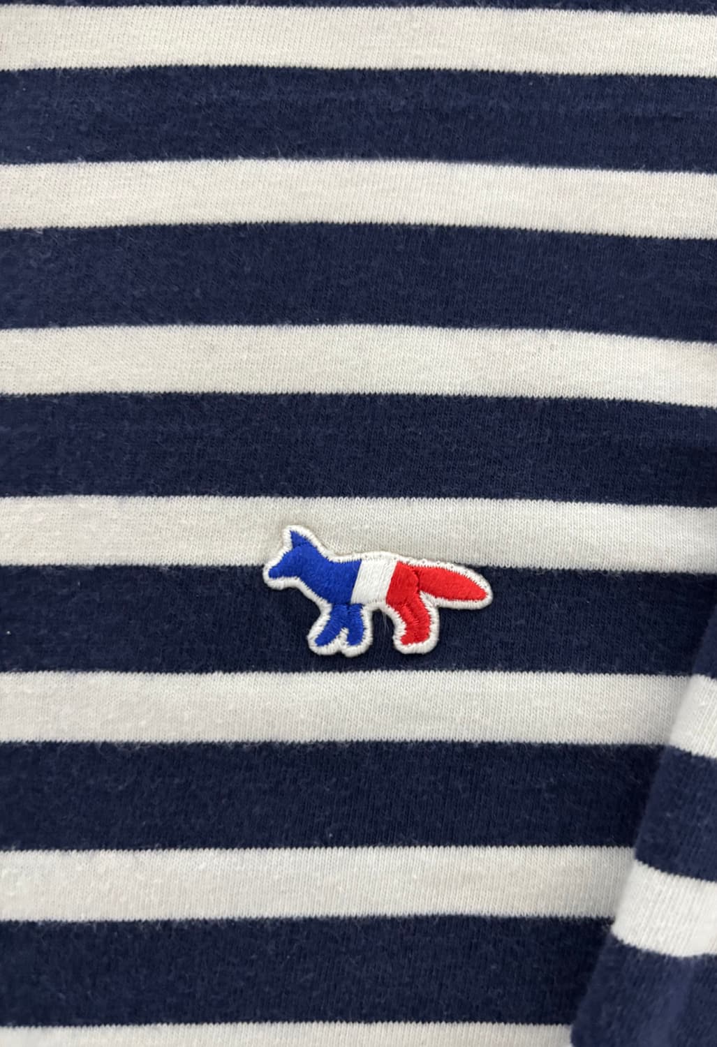 메종키츠네 스트라이프 티셔츠 M 상품이미지3