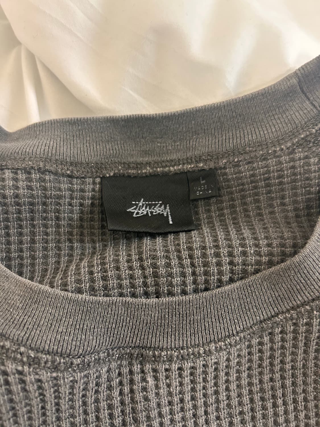 스투시 써멀티 그레이 L 상품이미지3
