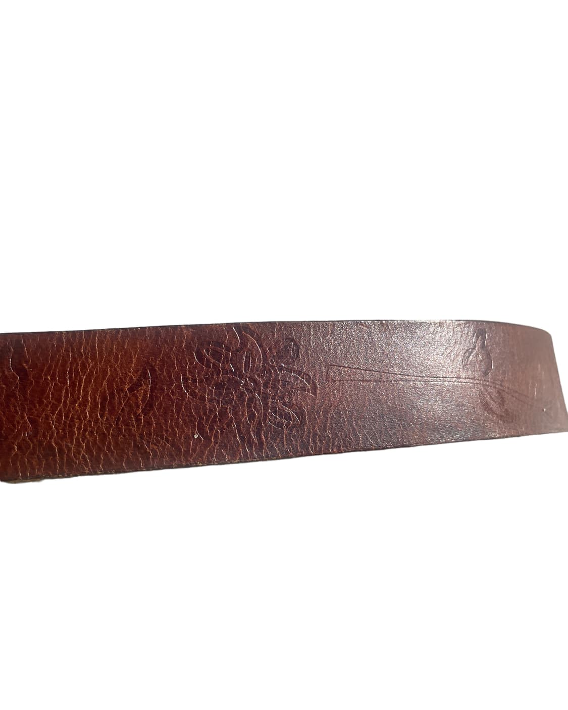 vintage flower leather belt 상품이미지4