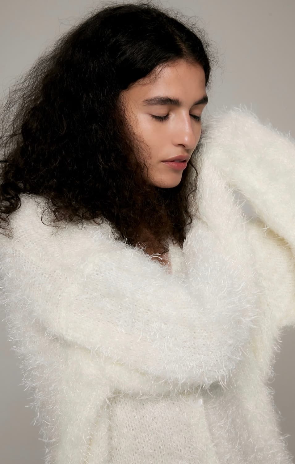 포르타 헤어리 가디건 상품이미지2